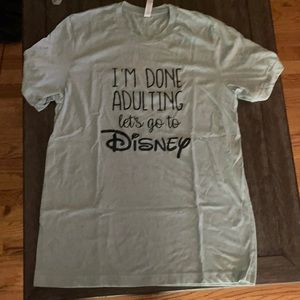 Shirt for Disney. Originally purchased on Etsy. Size large